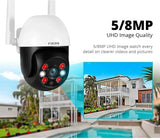 Fuers 8MP 4K Outdoor IP Camera - Auto Tracking And AI Human Detection Tuya Smart - stepyours.com