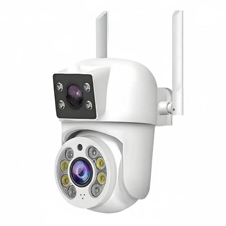 Tuya 8MP WiFi IP Camera PTZ Dual Lens Dual Screen Color Night Vision AI Alerts - stepyours.com