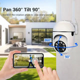 BoyKeep 2 Pack Wireless 1080P Security Cameras With Color Night Vision - stepyours.com