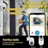 BoyKeep 2 Pack Wireless 1080P Security Cameras With Color Night Vision - stepyours.com