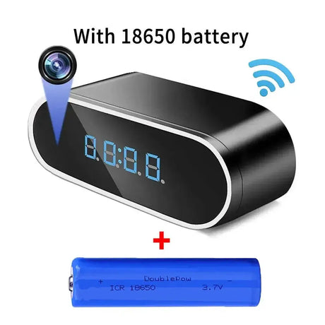 Mini Clock Camera For Home Security With Night Vision