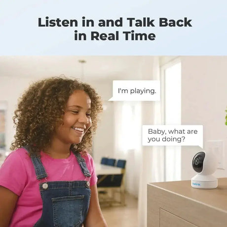 Reolink E1 2K 4MP WiFi Indoor Security Camera Pan Tilt