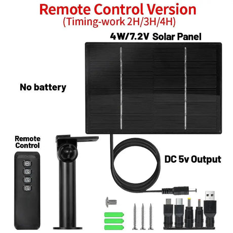 Solar Panel Charger For Security Cameras Reliable Power