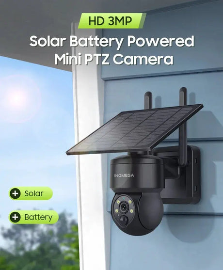 Tuya 3MP Solar Camera Outdoor WiFi Alexa 4G LTE SIM Light