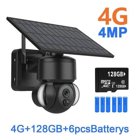 Solar Powered Outdoor Wireless Security Camera Weatherproof