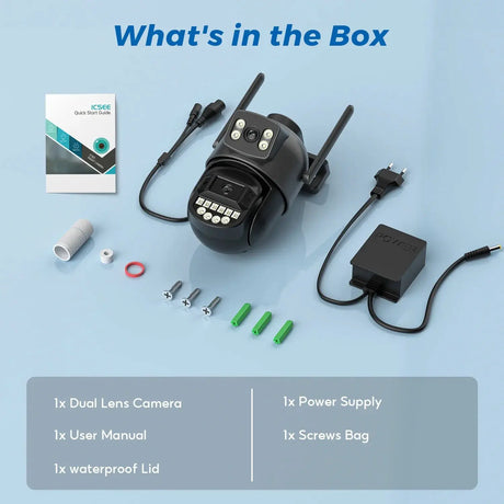 ANBIUX 8MP Dual Lens PTZ IP Camera with AI Humanoid Detection - stepyours.com