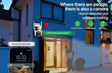 WONSDAR Three Lens Three Screen IP Camera - AI Auto Tracking For Total Security - stepyours.com