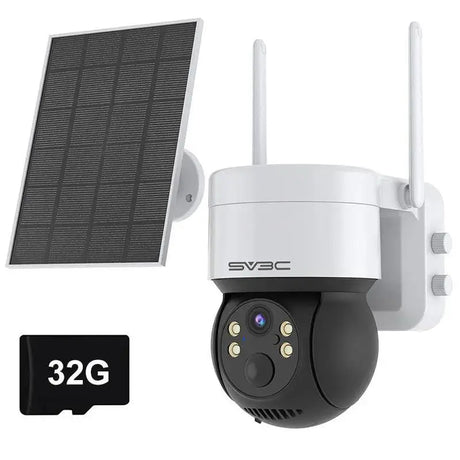 Solar Powered Outdoor Security Camera Wireless Surveillance