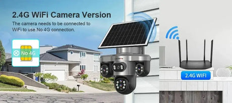LS Vision 20MP Solar WiFi Surveillance Camera V380 Pro 10X Optical Zoom Outdoor - stepyours.com