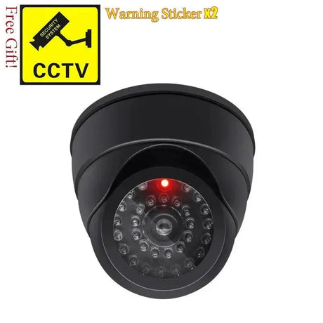 Dummy CCTV Camera Enhanced Security With Flashing LED Light