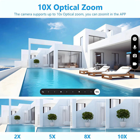 4G Solar Camera Outdoor 6K 12MP Tri Lens Night Vision IP PTZ Surveillance Pro - stepyours.com