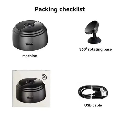 A9 Mini Camera - WiFi Wireless Security For Remote Home Monitoring Hooks - stepyours.com