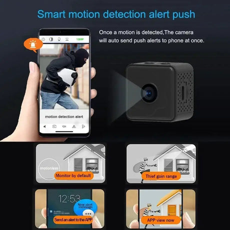 2026 NEW X9 Mini Wireless WiFi Camera, Remote Monitoring Home IP Camera with Super-Long Battery Life, No Plug Needed