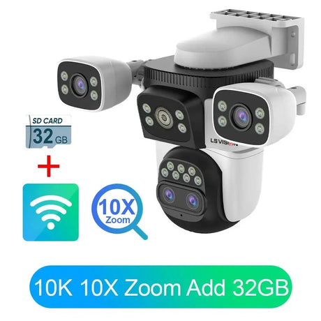 LS Vision LS - WL320 - 10X Outdoor PTZ Camera With Auto Tracking AI Pro - stepyours.com