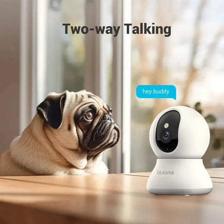 Blurams 2K Indoor Camera - 360 Pet And Elder Surveillance With OneTouch Call - stepyours.com