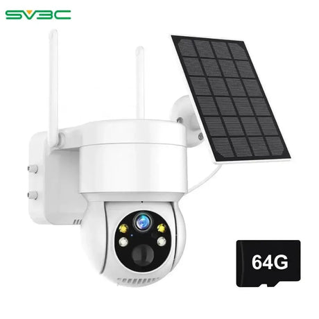 Solar Powered Outdoor Security Camera Wireless Surveillance