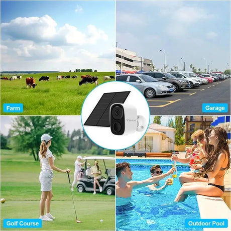 Vstarcam CB54 TZ 2K Solar Wireless Battery Security Camera With PIR Motion Alarm - stepyours.com