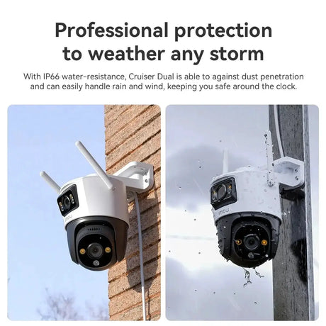 IMOU Dual Lens Outdoor PT Camera 360 AI Security With Human And Vehicle Alerts - stepyours.com