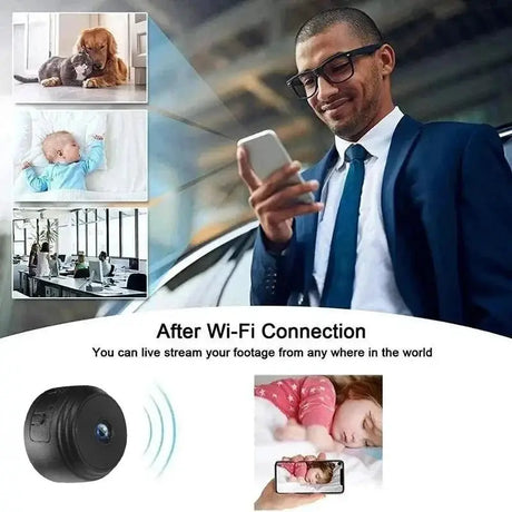 A9 WiFi Mini Camera 720P Indoor Security For Home Office Infant Pet Monitoring - stepyours.com