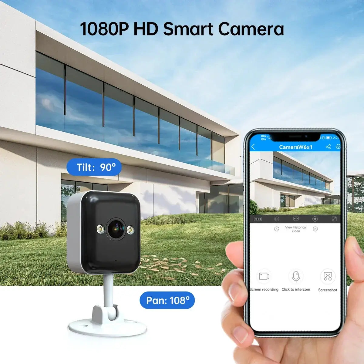 JOOAN 1080P Outdoor WiFi Security Camera With Night Vision