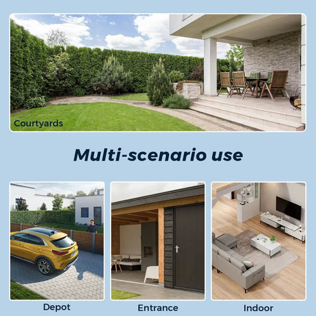 BESDER 10MP Dual - Lens Outdoor WiFi IP Camera - Auto - Tracking and Night Vision - stepyours.com