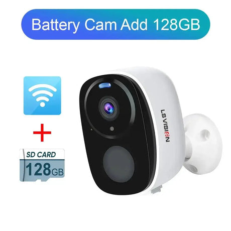 LS Vision Solar Powered Outdoor Security Camera Pro