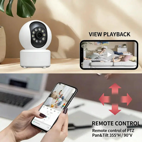 KaiAqua Pet Camera - 360 Degree Pan And Tilt, 5G And 2.4GHz WiFi, Night Vision by stepyours.com