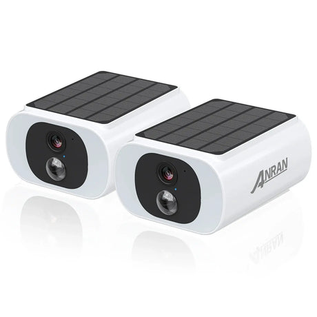 ANRAN Wireless Battery Solar Security Camera Floodlight Color Night Vision - stepyours.com