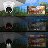 New 4K 8MP IP Camera AI Color Night Vision Outdoor PoE Surveillance Hooks - stepyours.com