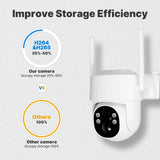 MOES Tuya 4G WiFi 4MP Solar Outdoor Security Camera With Full Color Night Vision - stepyours.com