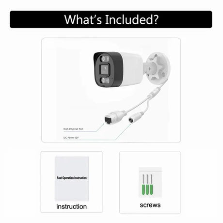 XM 5MP AI IP Camera PoE CCTV Outdoor Security Waterproof NVR System Xmeyepro - stepyours.com