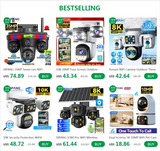 Outdoor WiFi PTZ CCTV Camera With 5X Zoom Four Lens Night Vision - stepyours.com