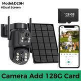 8MP 4K Solar WiFi Outdoor Camera Built In Battery Dual Lens 2K Surveillance - stepyours.com