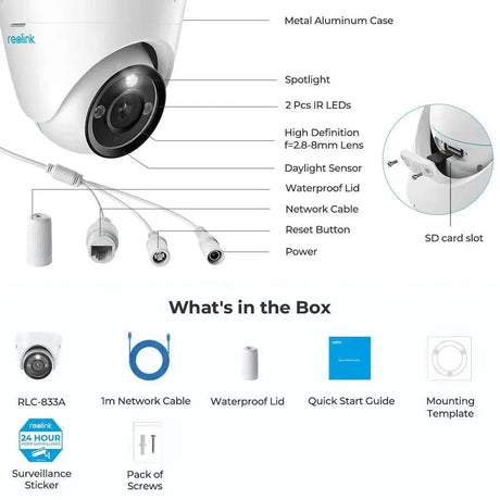 Reolink PoE 4K Security Camera With Smart AI Detection