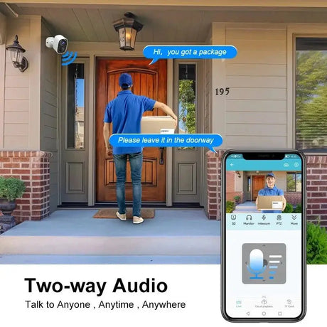 Vstarcam CB54 TZ 2K Solar Wireless Battery Security Camera With PIR Motion Alarm - stepyours.com