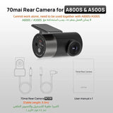 70Mai RC12 Rear Cam Dual Channel Interior Dash Cam With Parking Recording A810 - stepyours.com