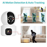 2K 4MP WiFi PTZ Security Camera With AI Tracking Features