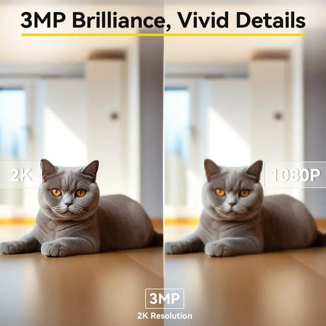 BoyKeep Smart Camera 2K - 360 Degree Coverage, Night Vision, 2 - Way Audio - stepyours.com
