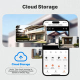 MOES Tuya 4G WiFi 4MP Solar Outdoor Security Camera With Full Color Night Vision - stepyours.com