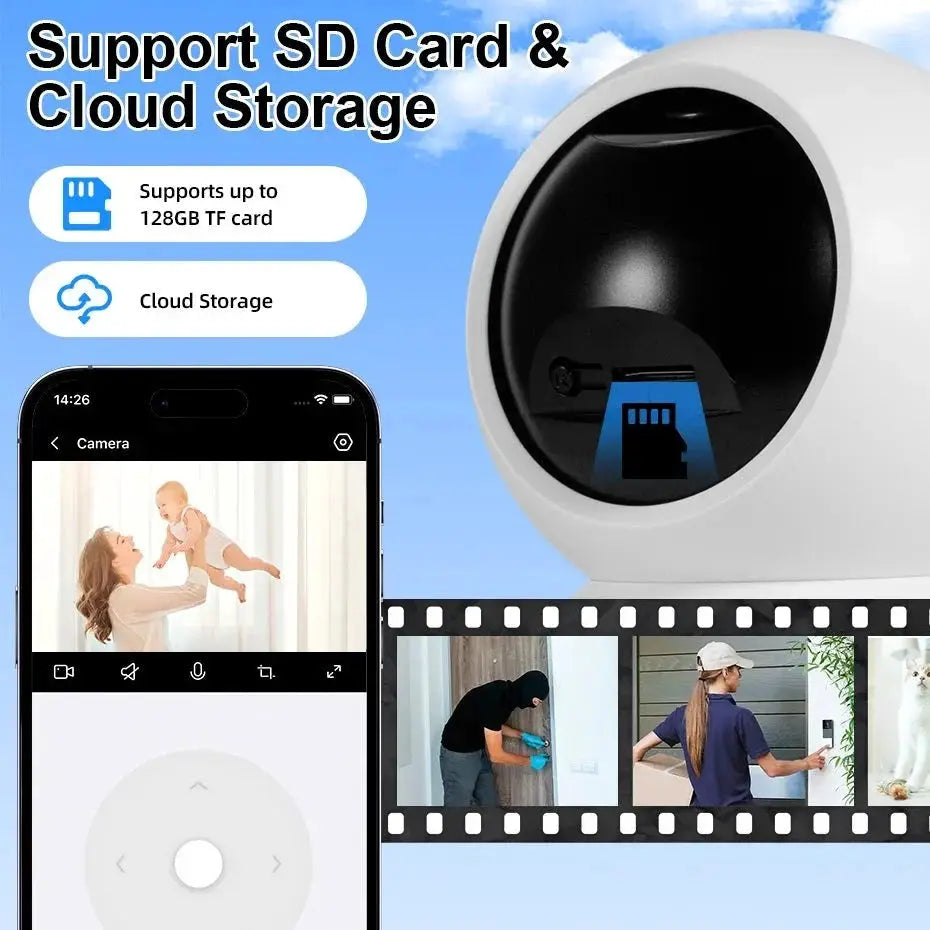Fuers 4K 8MP Indoor IP Camera WiFi With Auto Tracking - Tuya App Compatible - stepyours.com