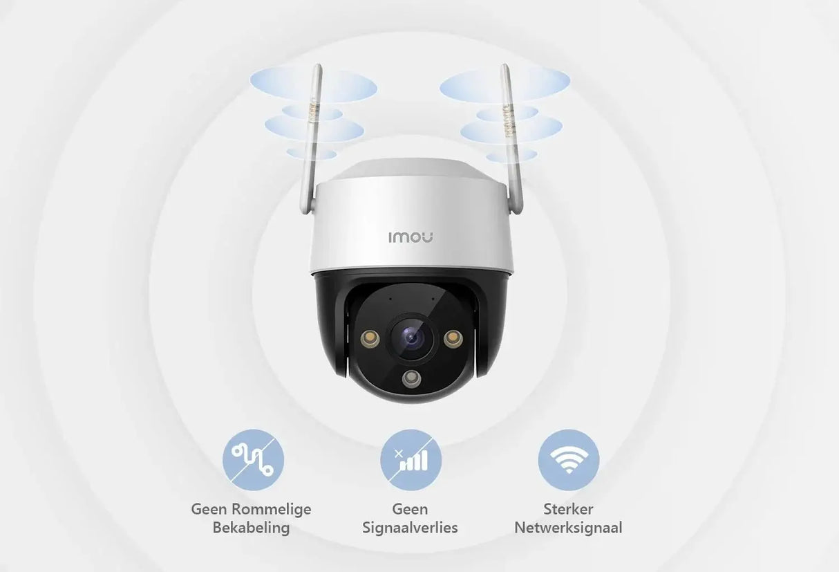 IMOU Cruiser SE Plus Outdoor WiFi Camera AI Human Detection Night Vision - stepyours.com