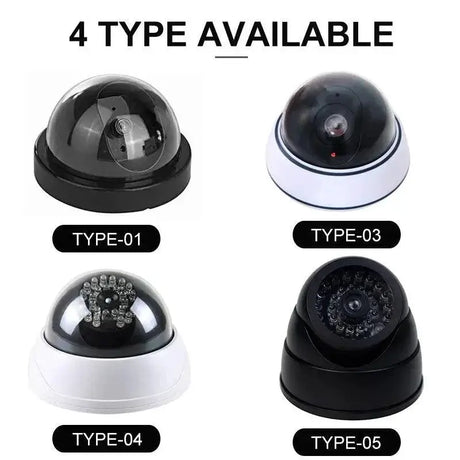 Dummy Security Camera Red LED Light For Home Safety
