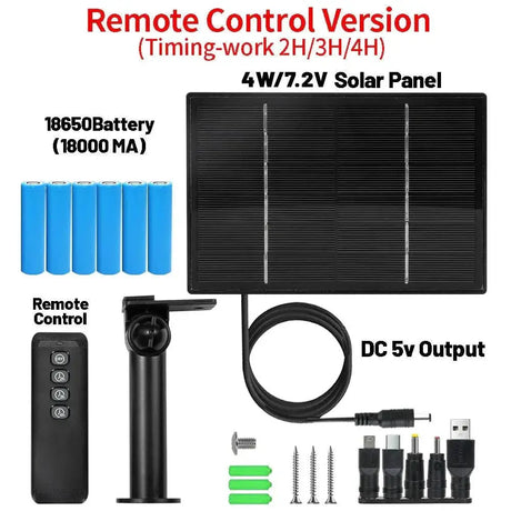 Solar Panel Charger For Security Cameras Reliable Power