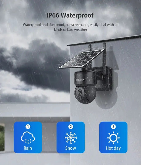 INQMEGA Mini Wifi HD Solar Camera Mobile Tracking Cam