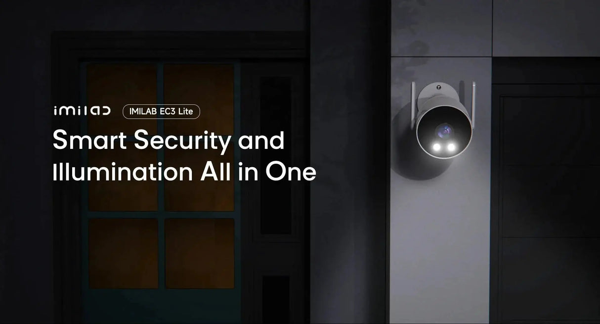 IMILAB EC3 Lite Outdoor Security Camera - 2K HD Color Night Vision - stepyours.com