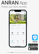 ANRAN C2 2K Battery Wireless Security Camera - 2.4G WiFi IP65 Weatherproof - stepyours.com