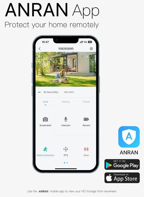 ANRAN C2 2K Battery Wireless Security Camera - 2.4G WiFi IP65 Weatherproof - stepyours.com