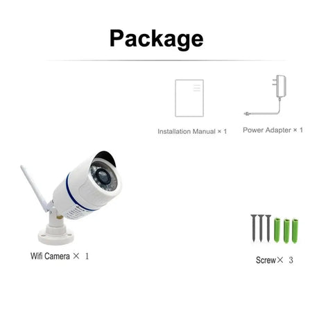 Camhipro Outdoor WiFi IP Camera 5MP 1080P With Instant Motion Alerts - stepyours.com