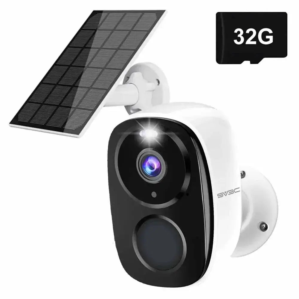 Solar Wireless Outdoor Camera With AI Motion Detection