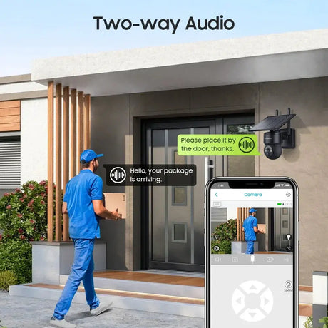 Tuya 3MP Solar Camera Outdoor WiFi Alexa 4G LTE SIM Light